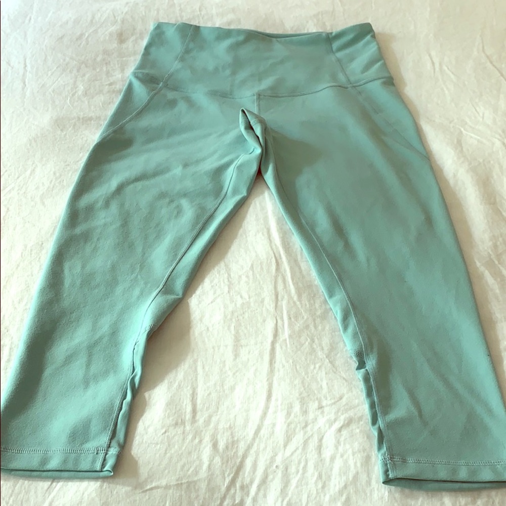 Zella Mint Teal Leggings 3/4 length